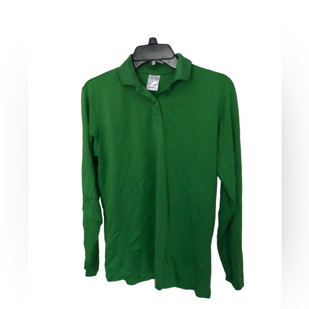 Women Superior Size S Uniform Group Green Color Long Sleeve Top - 2277